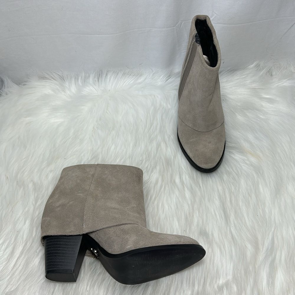 Rachel Rachel Roy Ramone Suede Foldover Booties Sz 6